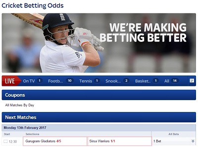 best online cricket bookies
