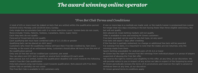 free bet club terms and conditions