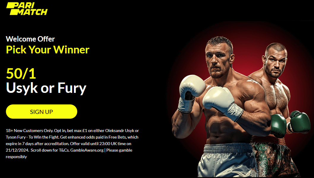 Parimatch Usyk vs Fury